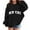 Black, variant on Unisex New York-themed Graphic Hoodie for Youth, Soft Long Sleeve Sweatshirt Pullover Top with Front Pocket