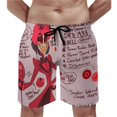 thumbnail image 5 of Hazbin Hotel Mens Board Shorts Quick Dry Swim Trunk Lightweight Soft Swimsuit Bathing Suit for Boys 2XL, 5 of 8