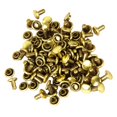 thumbnail image 1 of 50 juegos de sujetadores de remaches dobles, botones de , bolsas de cuero para costura de , 6x7mm BLESIY  Remaches de artesanía de cuero, 1 of 8