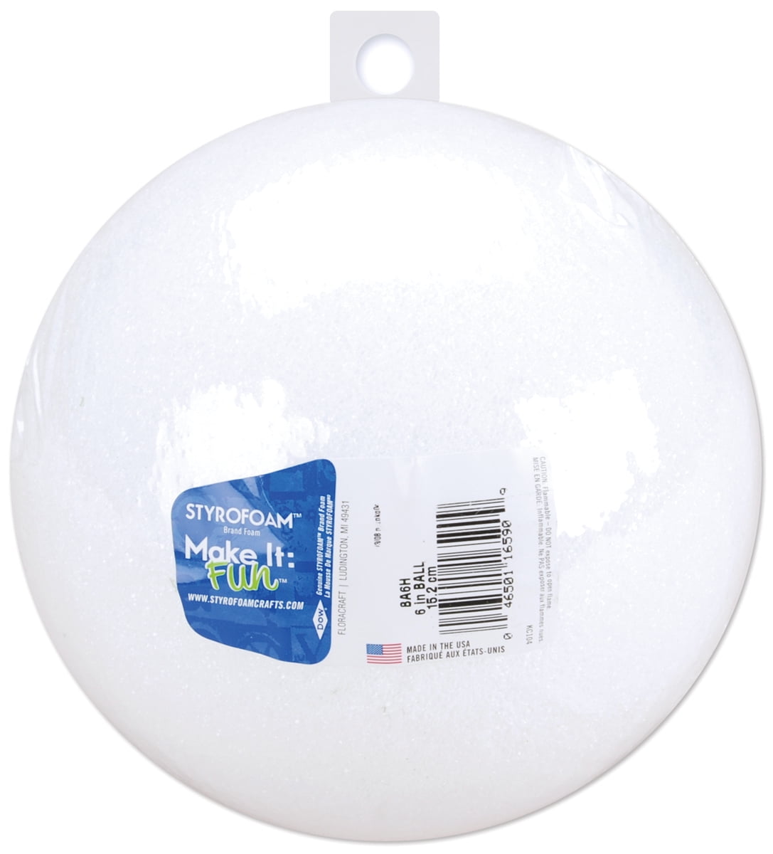 Styrofoam Ball6" Walmart Canada