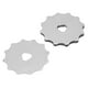 thumbnail image 4 of Cuchilla de corte giratoria 10pcs cuchilla de corte de acero inoxidable sin electricidad cuchilla de corte de tejido para coser papel de corte, 4 of 10