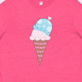 thumbnail image 4 of Inktastic Valentine's Day Ice Cream Cone Youth T-Shirt, 4 of 5