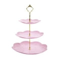 thumbnail image 3 of Kmbangi Creative Three Layers Cake Stand Party Wedding Snack Cupcake Plate, 3 of 9