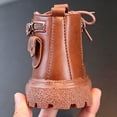 thumbnail image 5 of LvhaoGJOB Kids' Lace-Up Design Ankle Boots with Side Zipper and Thick Platform Sole, 5 of 9