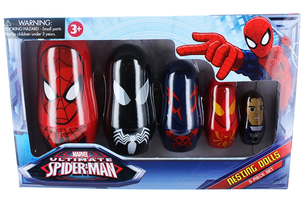 spiderman nesting dolls