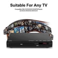thumbnail image 4 of Dvd Player For Tv, All Region Free Dvd Cd Discs Player Av Output Built-in / Ntsc, Usb Input, Remote, 4 of 4
