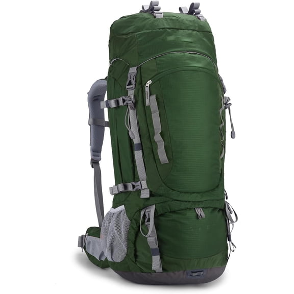 Internal Frame Backpack for Backpacking Hiking with Rain Cover