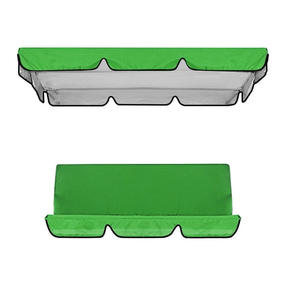 All-in-One Swing Set Cover - Waterproof/Sunproof/Dustproof, Elastic Drawstring - Thickened Fabric, UPF50 , Breathable Mesh - for Garden Patio Swings, Easy Storage