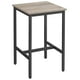 thumbnail image 1 of Mesa de bar VASAGLE para cocina y comedor pequeña, 60 x 60 x 90 cm, color gris, 1 of 9