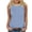 Striped-Sky Blue, variant on Jewelreauty Women's Striped Sleeveless Tank Tops Crew Neck Casual Workout Shirts Summer Loose Going Out Tees (S, Pink)