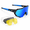 Black Blue-5 Lens, variant on Polarized Sports Sunglasses With 5 Interchangeable Lenses