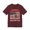 Maroon, variant on Army Veteran Patriotic Graphic Design Unisex Cotton T-Shirt v28