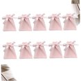 thumbnail image 4 of unbranded 10Ud Bolsa De Joyería Rosa Con Cordón Y De Alta Calidad Para Almacenamiento Y Regalos, 4 of 6