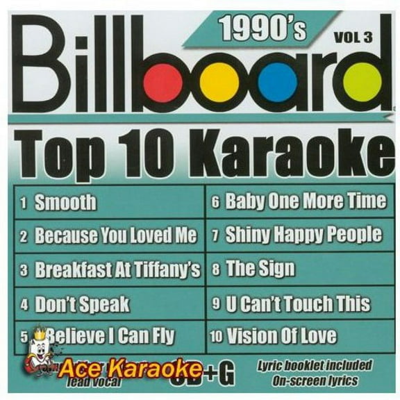 Billboard Top 10 Karaoke: 90's, Vol. 3