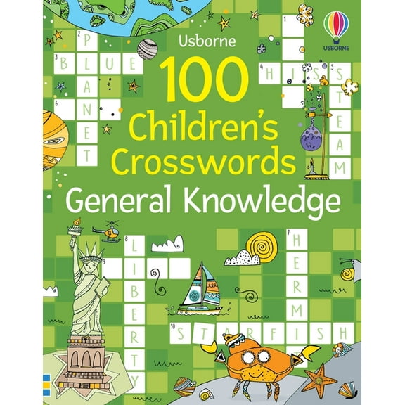Puzzles, Crosswords and Wordsearches 100 Children's Crosswords: General Knowledge, (Paperback)