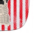 thumbnail image 3 of Patriotic USA Mastiff Brindle White Baby Bib, 3 of 3