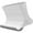 White, variant on Men's Athletic Work Socks Black 10 Pack 10-13