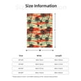 thumbnail image 4 of Throw Blanket for Couch Sofa and Bed, River Coconut Tree Super Soft Plush Throw Blanket, Fuzzy Cuteness Comfy Warm Washable Flannel Blanket & Throws for All Season 50"x40", 4 of 5