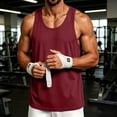 thumbnail image 2 of LRGSHF Men's Quick Dry Workout Tank Top Gym Muscle Tee Fitness Breathable Lightweight Sleeveless T Shirt, 2 of 6