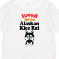 thumbnail image 4 of Inktastic Alaskan Klee Kai Dog Gift Boys or Girls Long Sleeve Toddler T-Shirt, 4 of 5