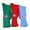 Green/Blue/Red, variant on Sierra Socks Women’s Acrylic Ribbed Crew Socks, School Uniform Style, 3 Pair Pack, Classic