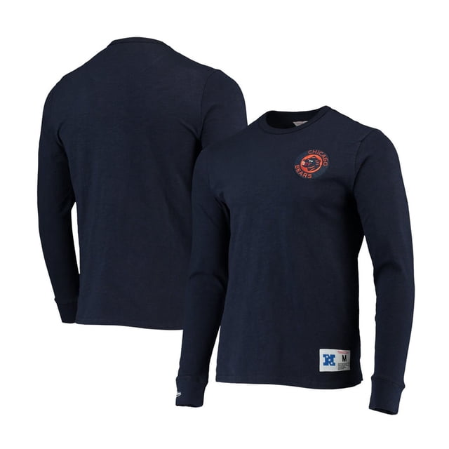 Mitchell & Ness Mens Slub-Knit Embellished T-Shirt, chicagobears, XL