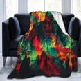 thumbnail image 1 of Manta de franela de Batman, suave y acogedora manta de felpa para todas las estaciones para niños y niñas, manta ligera y cálida para sofá cama o viaje de 60 x 50 pulgadas, 1 of 8