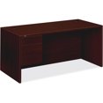 thumbnail image 4 of HON 10584LNN 10500 Series "L" Workstation Single Pedestal Desk, Mahogany, 4 of 7