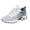 Light Blue, variant on Men Running Tennis Shoes Gradient Gym Cushion Platform Sneakers Fly Knit Air Breathable Running Shoes Lightweight Shock Absorbing Non Slip Rubber Shoes Outsole Lace Up Casual Walking Trainers