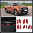 thumbnail image 5 of Cubierta del panel de la puerta interior yeacher para Ford Ranger 2015-2022 accesorios color rojo, 5 of 5