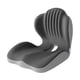 thumbnail image 3 of Cojín para silla de oficina, almohada de apoyo para espalda, portátil, ergonómico, fácil de limpiar, cojín para asiento y respaldo para sillas de Gris oscuro Gris claro, 3 of 8