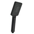thumbnail image 1 of Pommeau de Douche Carré - Noir Mat - 3 Modes, 1 of 4
