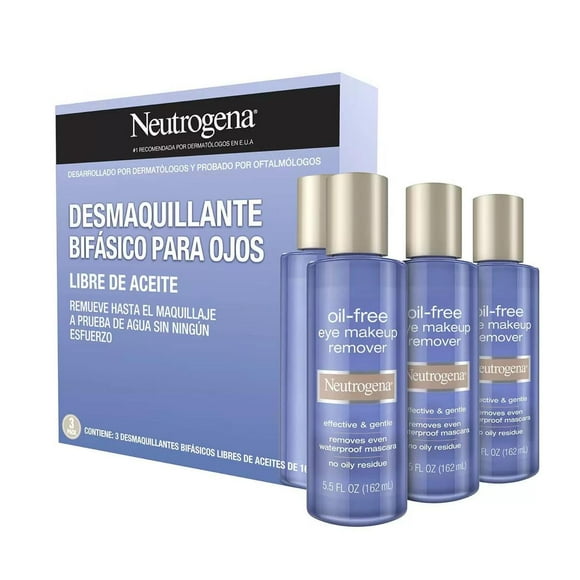 Limpiador de Maquillaje de Ojos Neutrogena Sin Aceite 5.5 Onzas Líquidas