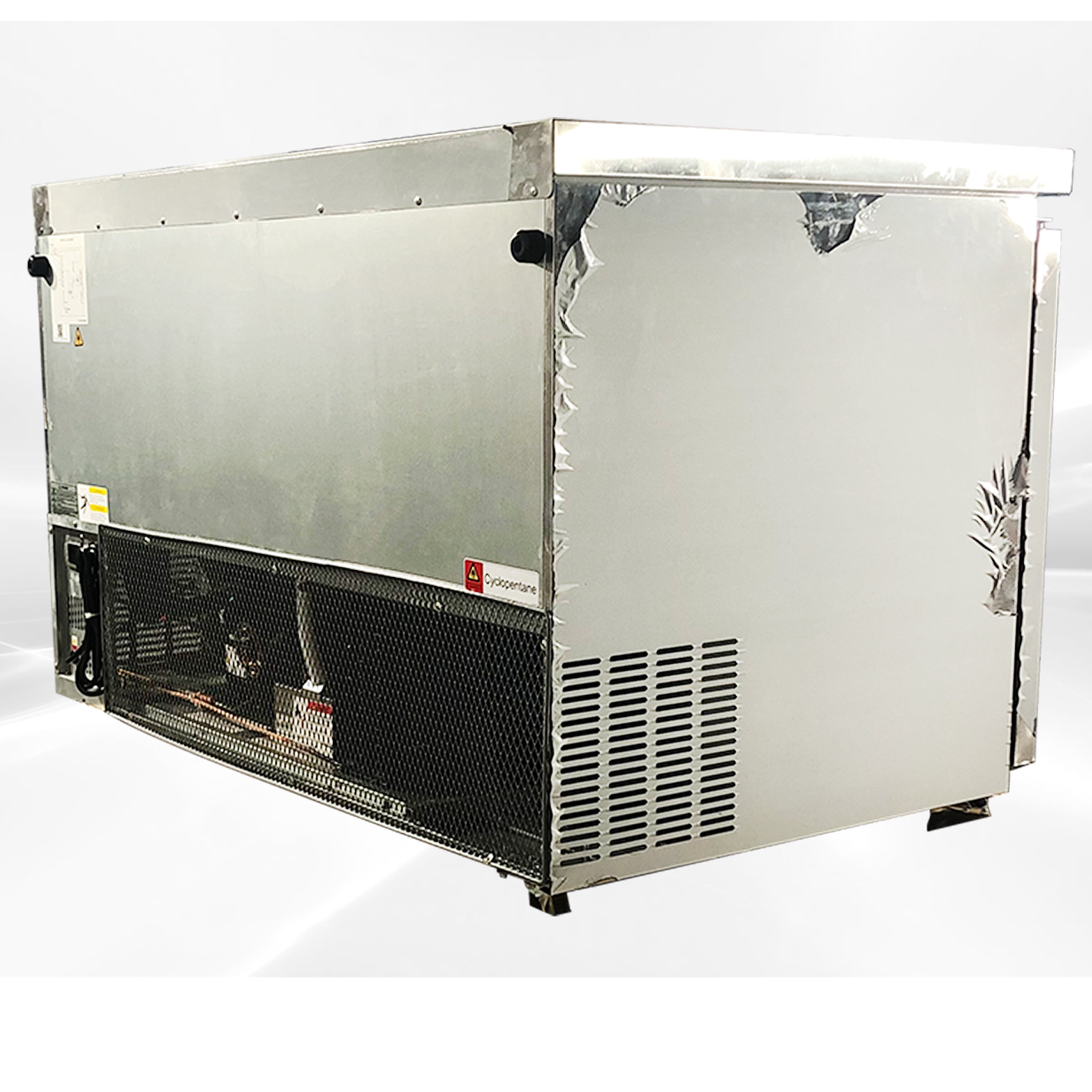 NSF 48 in. Undercounter Refrigerator, 2 Solid Doors Refrigerator 13 Cu.Ft. Commercial Undercounter Refrigerator