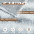thumbnail image 5 of Cozylore Luxury Faux Fur Throw Blanket for Couch Super Thick Warm Fuzzy Blankets for Bedroom Living Room, 50" x 60", White, 5 of 6