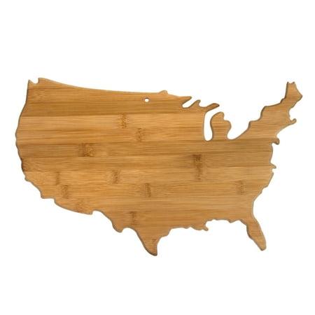 Shaped Board - Totally Bamboo USA Shaped Bamboo Serving and Cutting Board