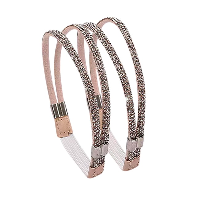 Birdeem Elastic High Heels Shoe Straps, Replacement Ankle Straps for Heels, Rhinestone Elastic Shoe Ankle Straps, Antiloose Strap for High Heels