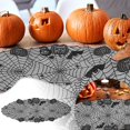 thumbnail image 2 of Black Lace Spider Web Table Runner for Halloween Decorations 23.6 x 71 Inch Halloween Party Dinner Table Decor Indoor Spider Web Lace Runner for Kitchen Coffee Table Halloween Masquerade Party, 2 of 7