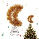 thumbnail image 2 of Adorno para la punta del árbol de Navidad con tres estilos para elegir: luna, estrella y corazón. Decora el árbol de Navidad y disfruta de una experiencia diferente., 2 of 4