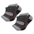 thumbnail image 2 of 6 Pairs Ankle Socks Ergonomic Design Non-Slip Cotton Elastic Wrinkle-Resistant Running Socks for Outdoor, 2 of 8