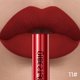 thumbnail image 1 of QIBEST-brillo de labios rojo Sexy, lápiz labial líquido mate de terciopelo de larga duración, maquillaje de labios resistente al agua, taza antiadherente, tinte de labios morado negro, 1 of 5