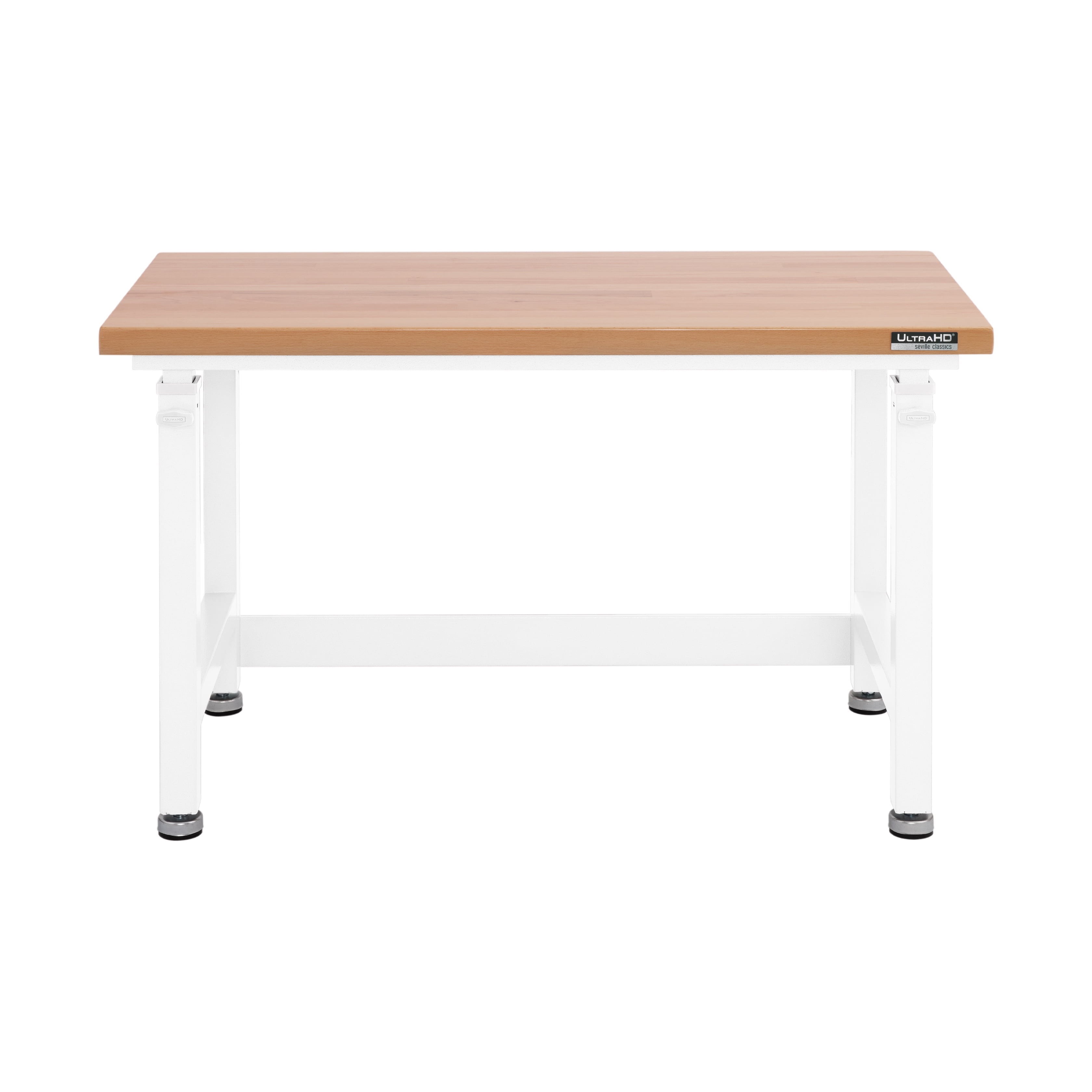 Seville Classics UltraHD® Height Adjustable 4-Foot Heavy-Duty Wood