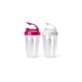thumbnail image 2 of Set de vasos nutribullet® para llevar de 700 ml con tapa abatible, color rosa y blanco, 2 of 8