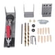 thumbnail image 1 of Kit De Plantilla Para Orificios De Bolsillo, Kit De Inicio De Tornillo De Orificio Eficiente De Precisión Plateada Operación Fácil Para Riel De Conexión Para Gabinete ANGGREK GC1012, 1 of 8