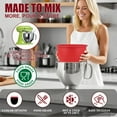 thumbnail image 6 of Reusable Silicone Liners for KitchenAid 5 Qt Mixer Bowls – Non-Slip Mixing & Easy-Clean Protectors, Perfect Baking Attachment & Bowl Saver for Tilt-Head Stand Mixers（3PC）, 6 of 9