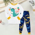 thumbnail image 2 of TAmten Bamboo Viscose Toddler Pajamas Boys Girls Baby Pjs Sets Kids Long-Sleeve Snug fit Sleepwear 6-12 Months 12-24 Months 2t 3t 4t 5t 6t 7t 8t 9t Children Size 3-4 Years, 2 of 5