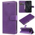 thumbnail image 1 of Nalacover Wallet Case for Google Pixel 8 Pro, Card Slots Holder Magnetic Clasp Premium Luxury PU Leather Flip Folio Cover with Kickstand Wrist Strap Soft Silicone Shockproof Case,Purple, 1 of 8