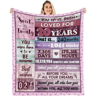 RooRuns 17 Year Old Girl Gift Ideas,to 17th Birthday Blanket 60”x50”,Gifts  for 17 Year Old Girl Boy,17 Year Old Boy Gift Ideas,17th Birthday Gifts for