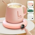 thumbnail image 1 of Cup Warmer 3 Setting Coffee Cup Mug Warmer 10W 5V2A USB Heating Warm Cup Mat for Tea Milk Coffee, 1 of 8