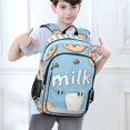 thumbnail image 6 of FORMRS School Backpack 17" Student Travel Bag with Laptop Compartment, Milk and Cookies, 6 of 7